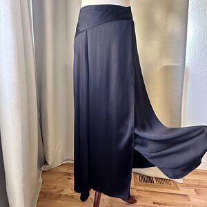 Massimo Dutti Assymetrical A-line Midi Wrap Skirt, S/M